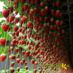 Клубника ампельная Анастасия купить по цене от 370р. в интернет-магазине «Посадика» с доставкой почтой в в Гаврилов-Яме и по всей России – [изображение №1].